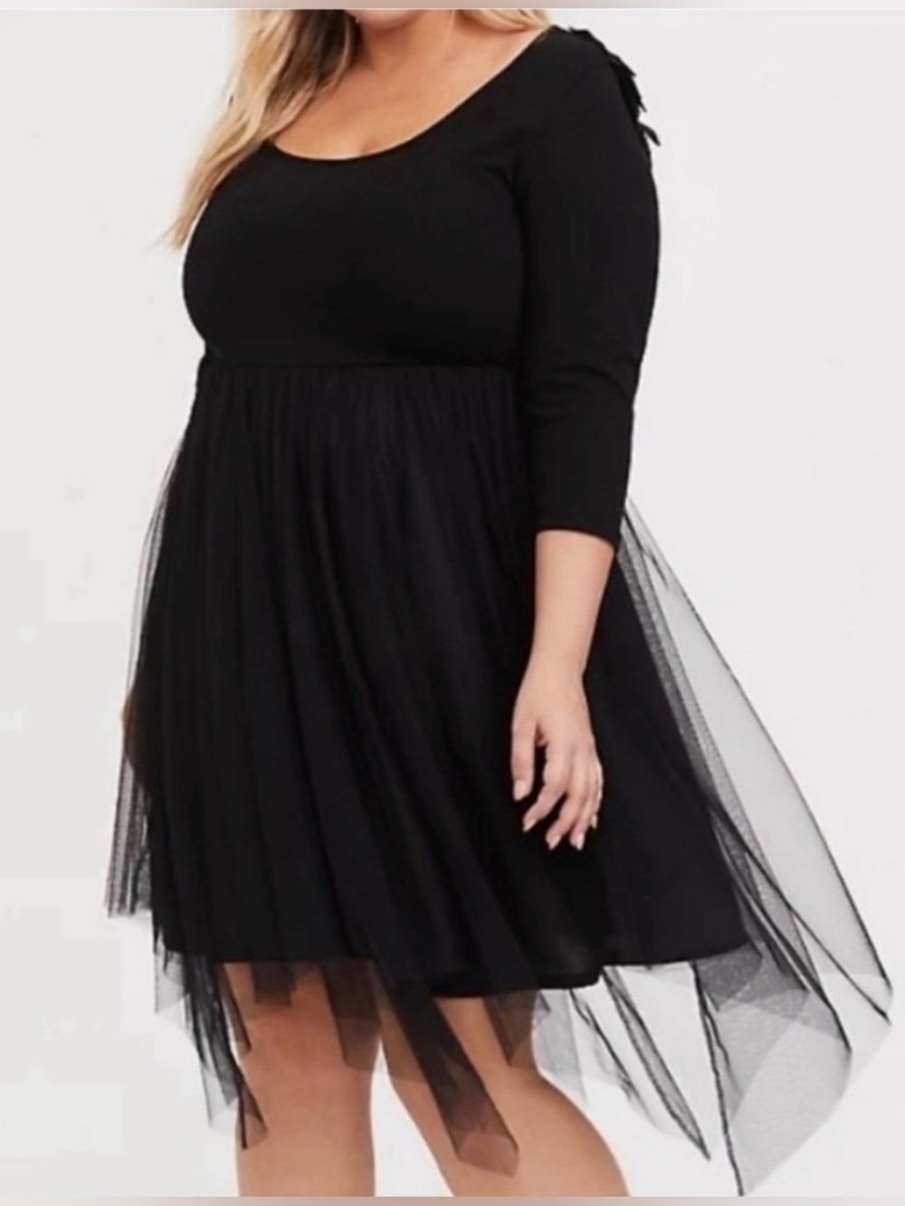 Torrid black fairy tulle with wings cosplay Halloween costume dress 3X